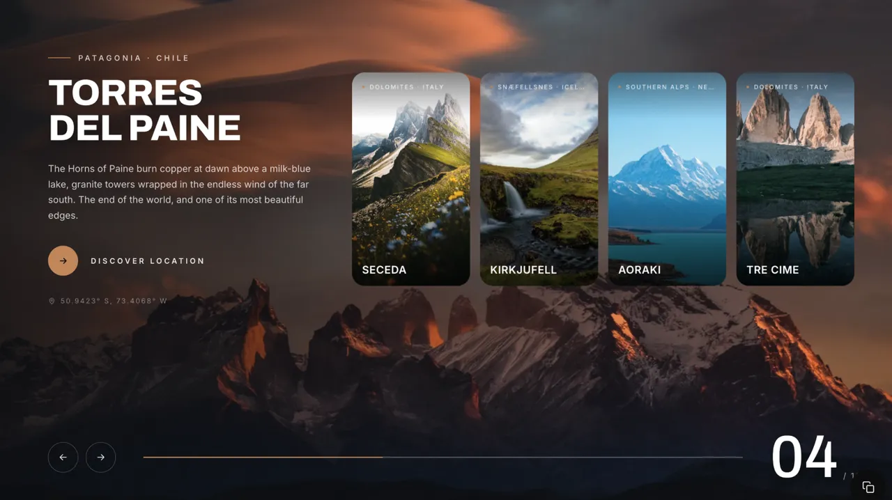 Nova — website design on Landdding