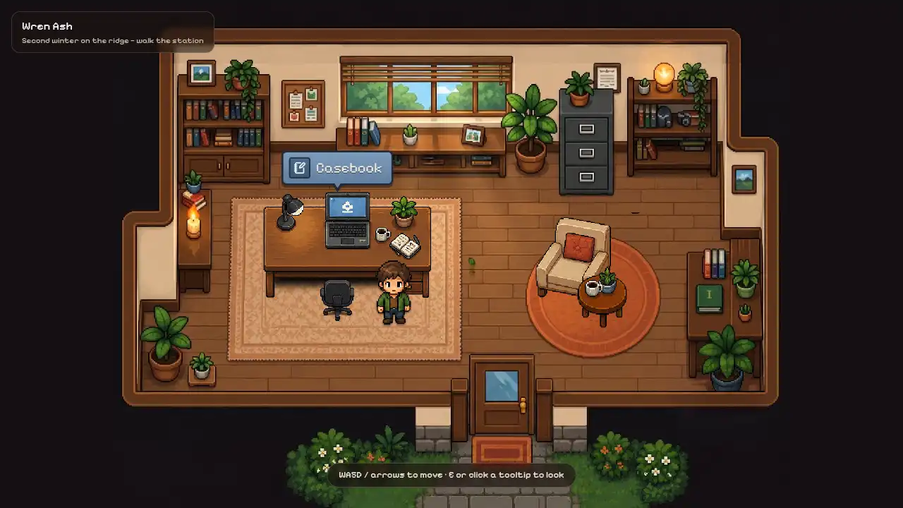 Hollow Pines — website design on Landdding