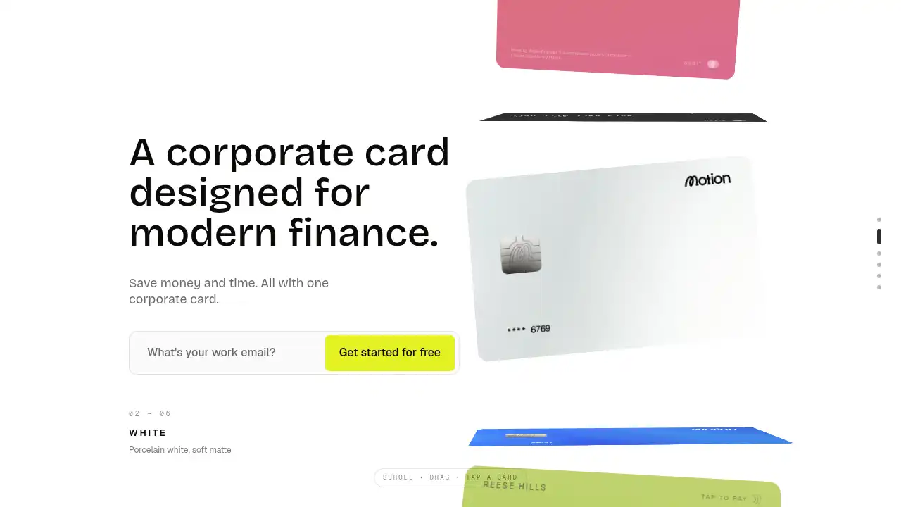 Revolver — website design on Landdding