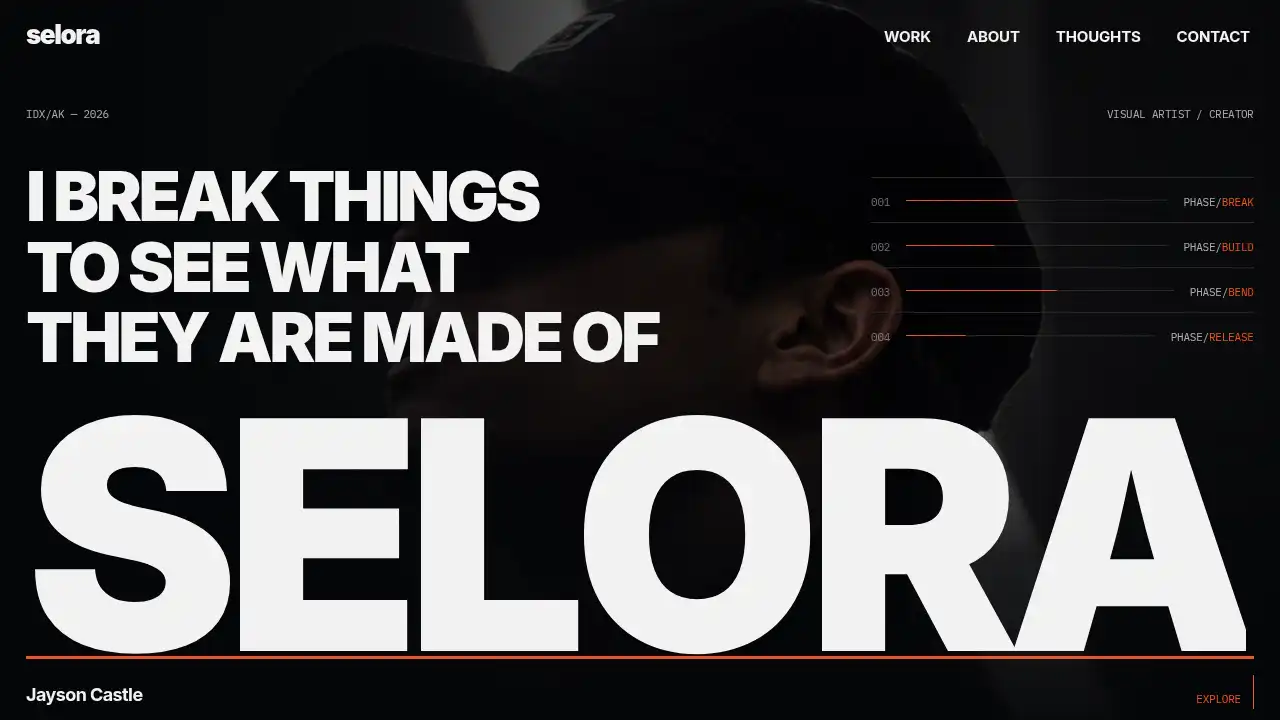 Selora — website design on Landdding