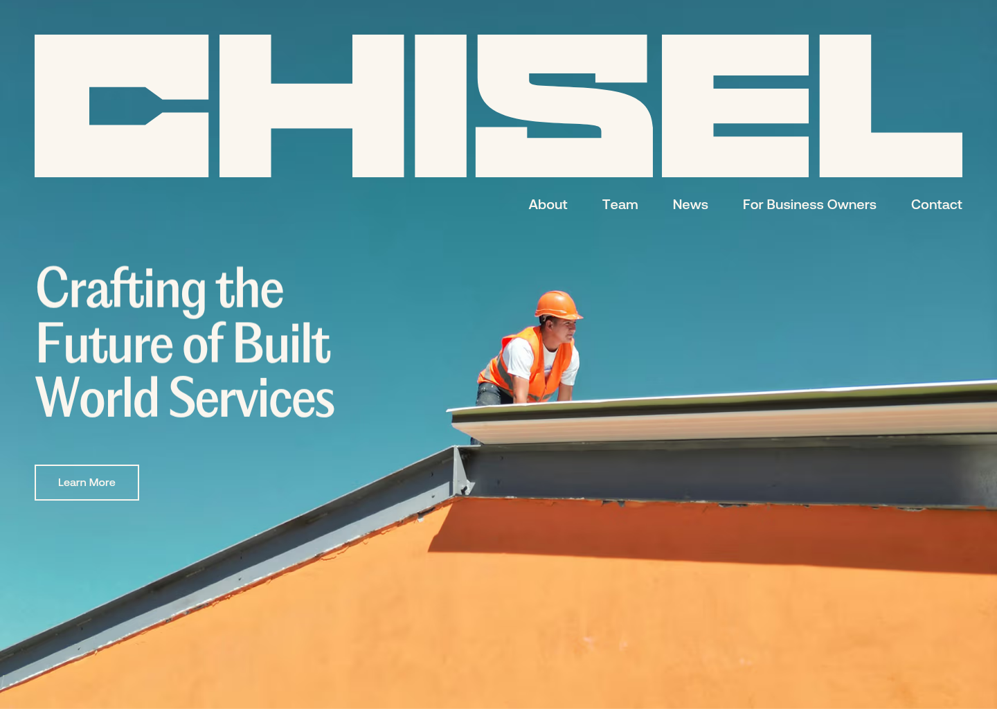 Chisel Industries - Crafting the Future of Real Estate Services — website design on Landdding