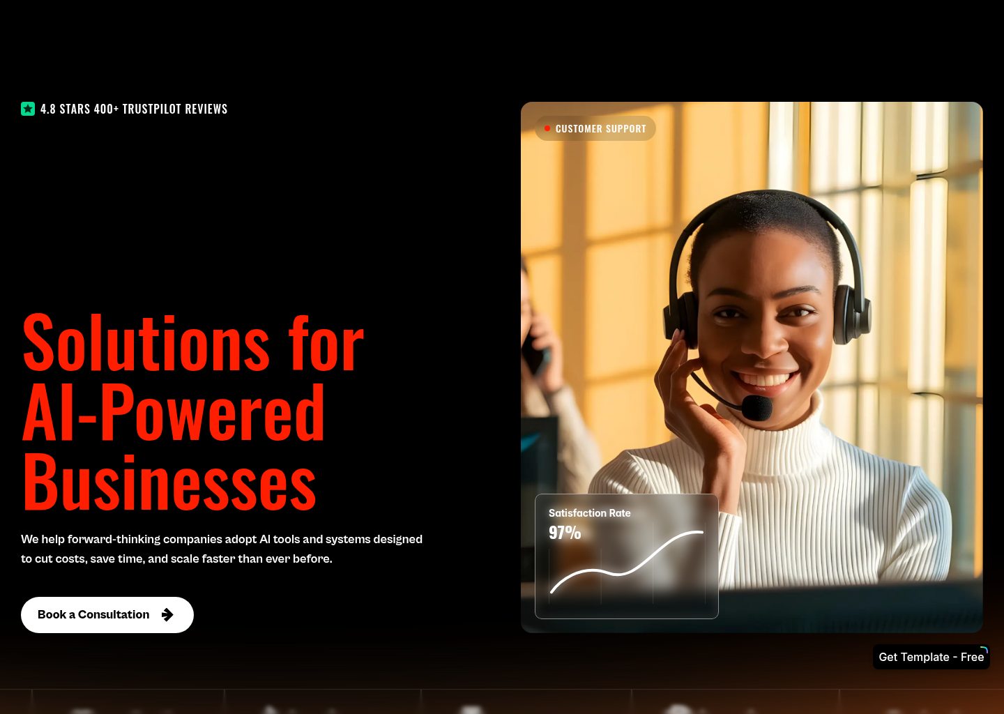 Fynest - Consulting, Technology Framer & Webflow Template — website design on Landdding
