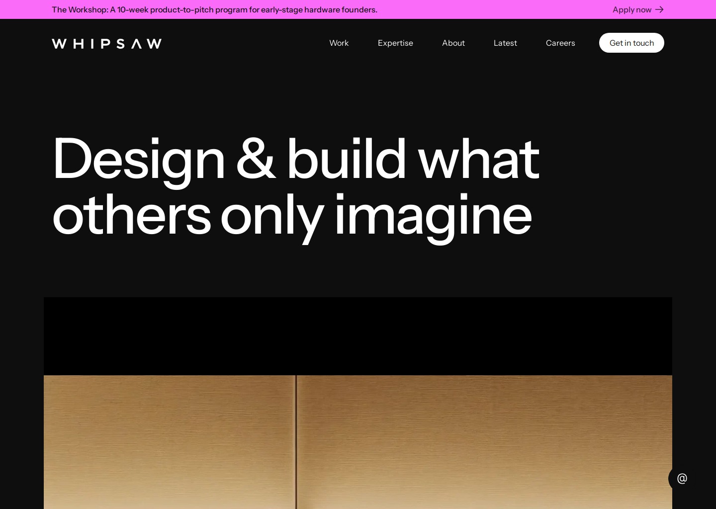 Whipsaw | Industrial Design, UX/UI, Brand Design & Innovation Firm — San Francisco — website design on Landdding