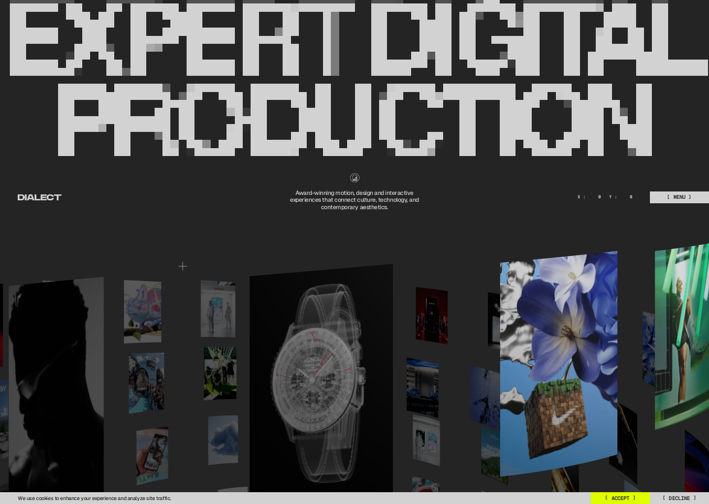 studiodialect — website design on Landdding