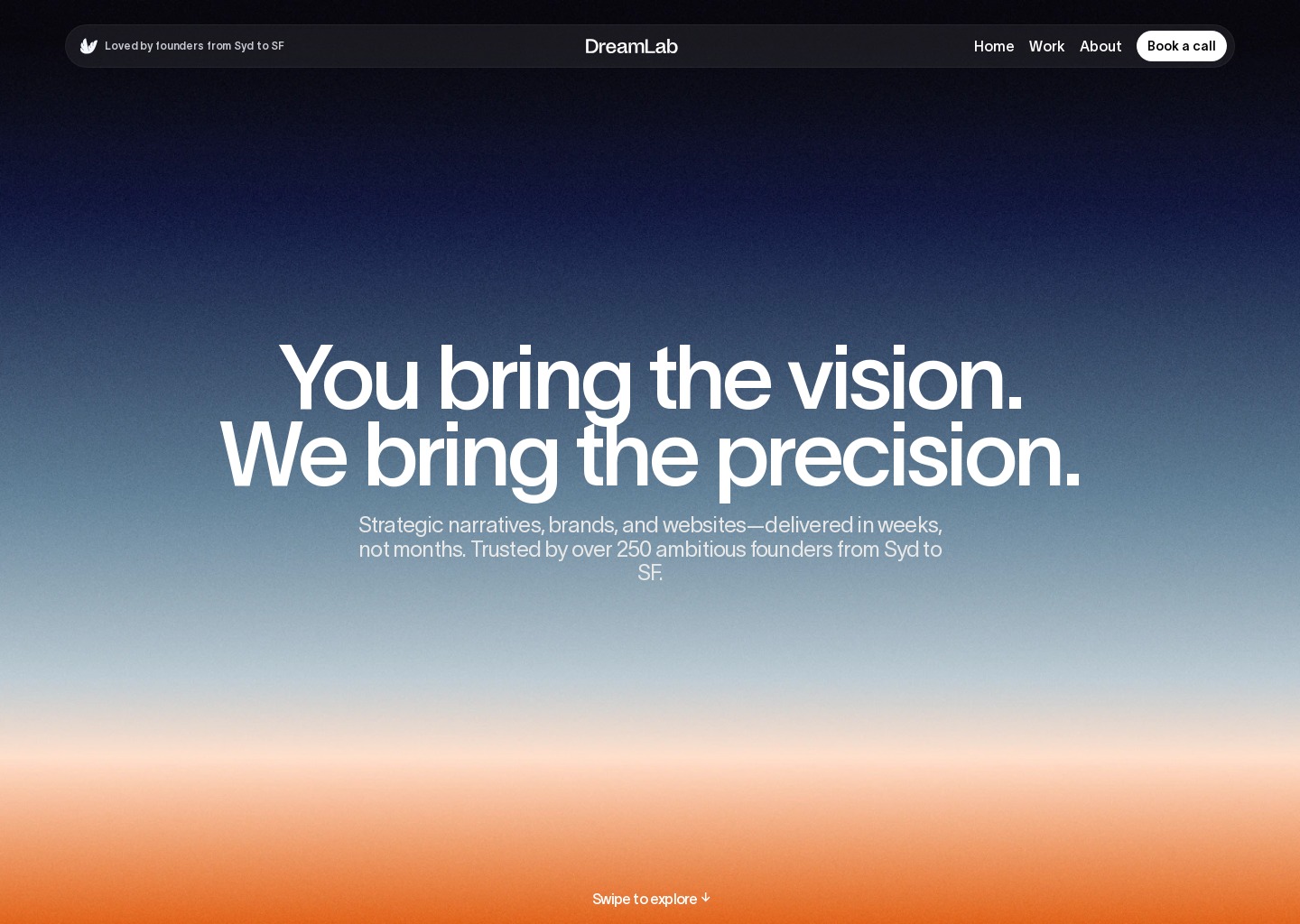 DreamLab (Formerly Skale Studio) — website design on Landdding