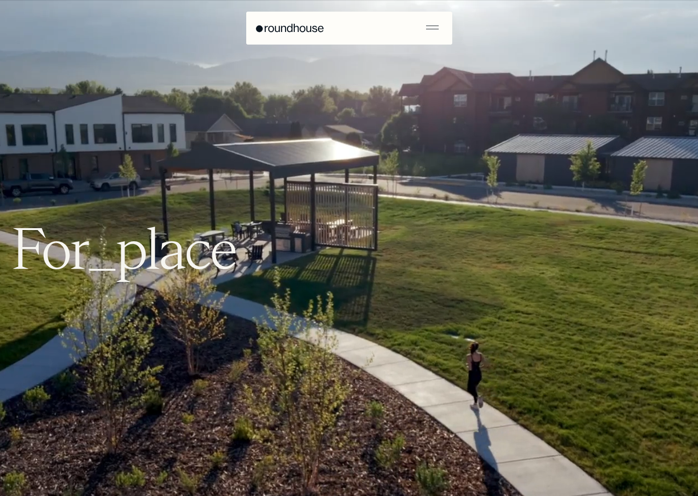 Roundhouse | Real Estate Development &amp; Investment, Western United States — website design on Landdding