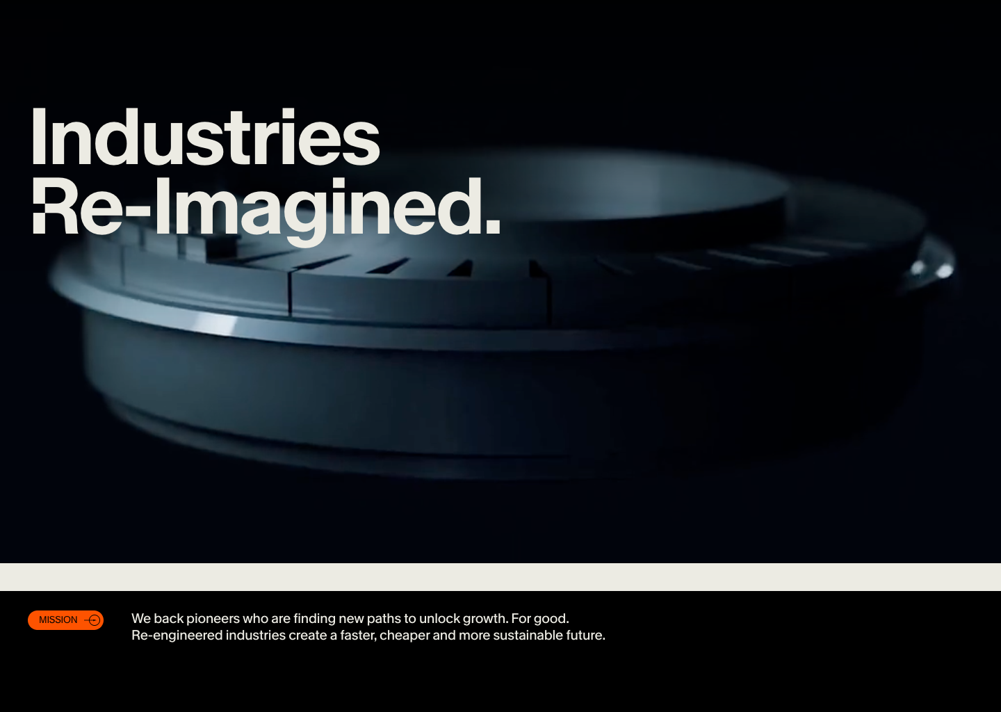Extantia | Industries Re-Imagined. — website design on Landdding