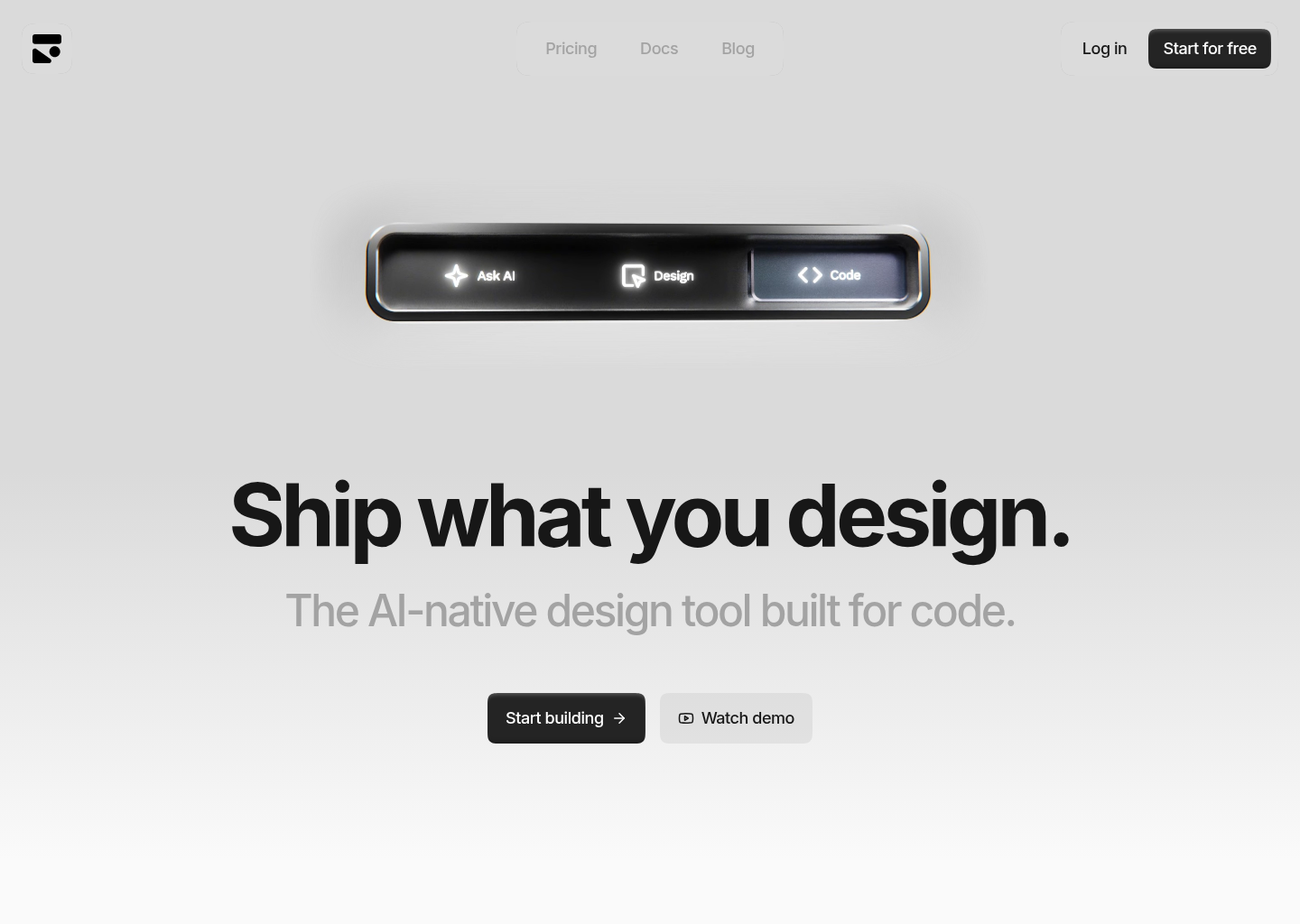 Subframe — website design on Landdding