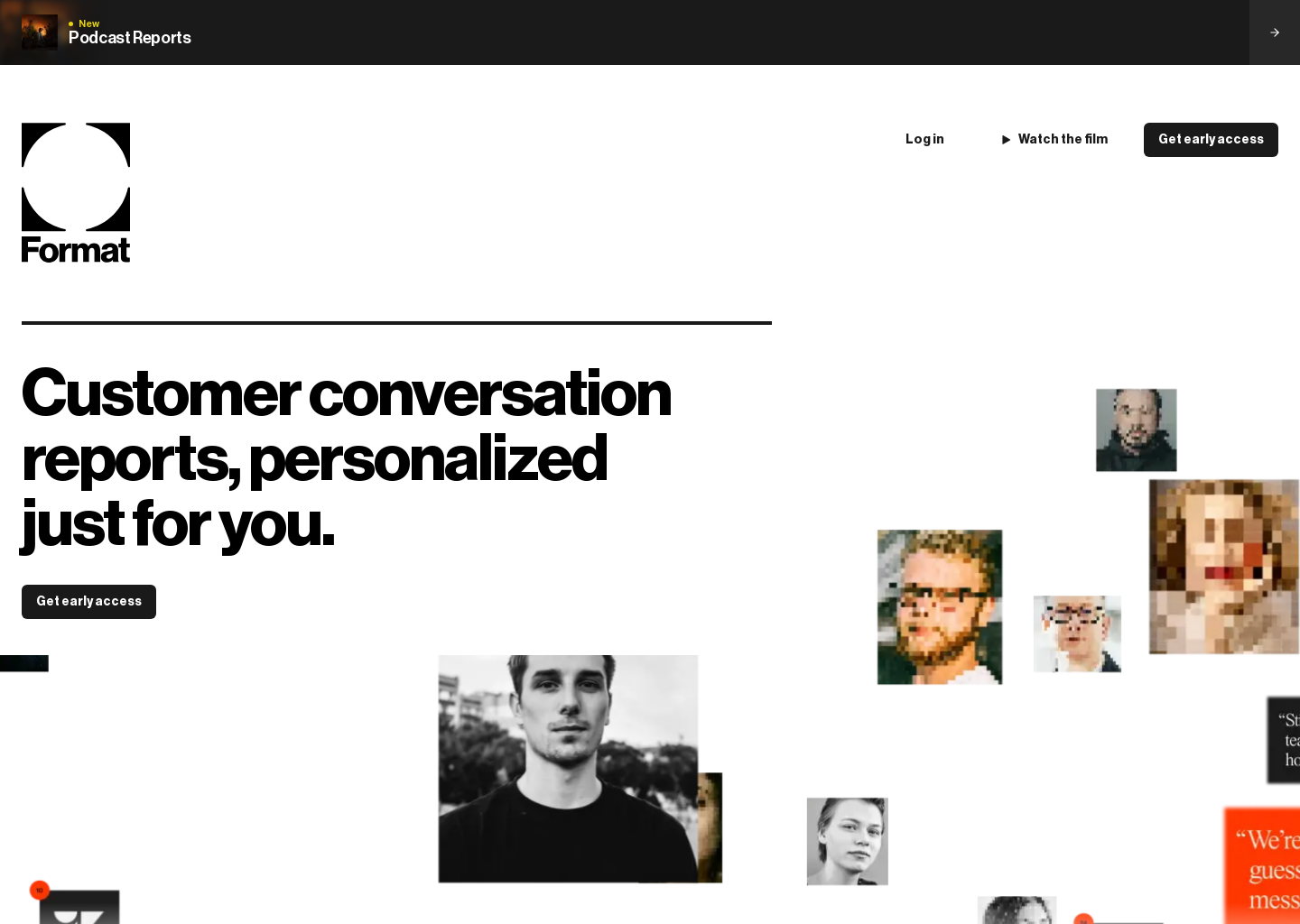 Format — website design on Landdding