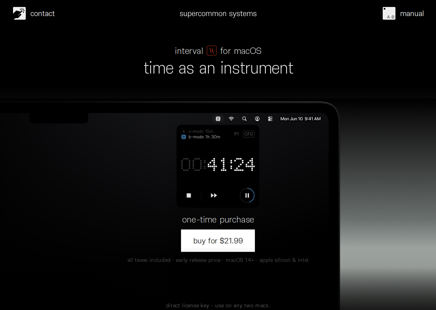 supercommon systems — website design on Landdding