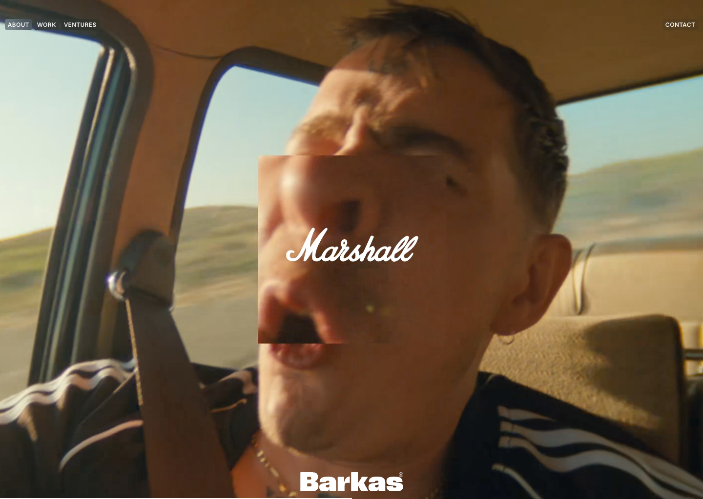 Barkas — website design on Landdding