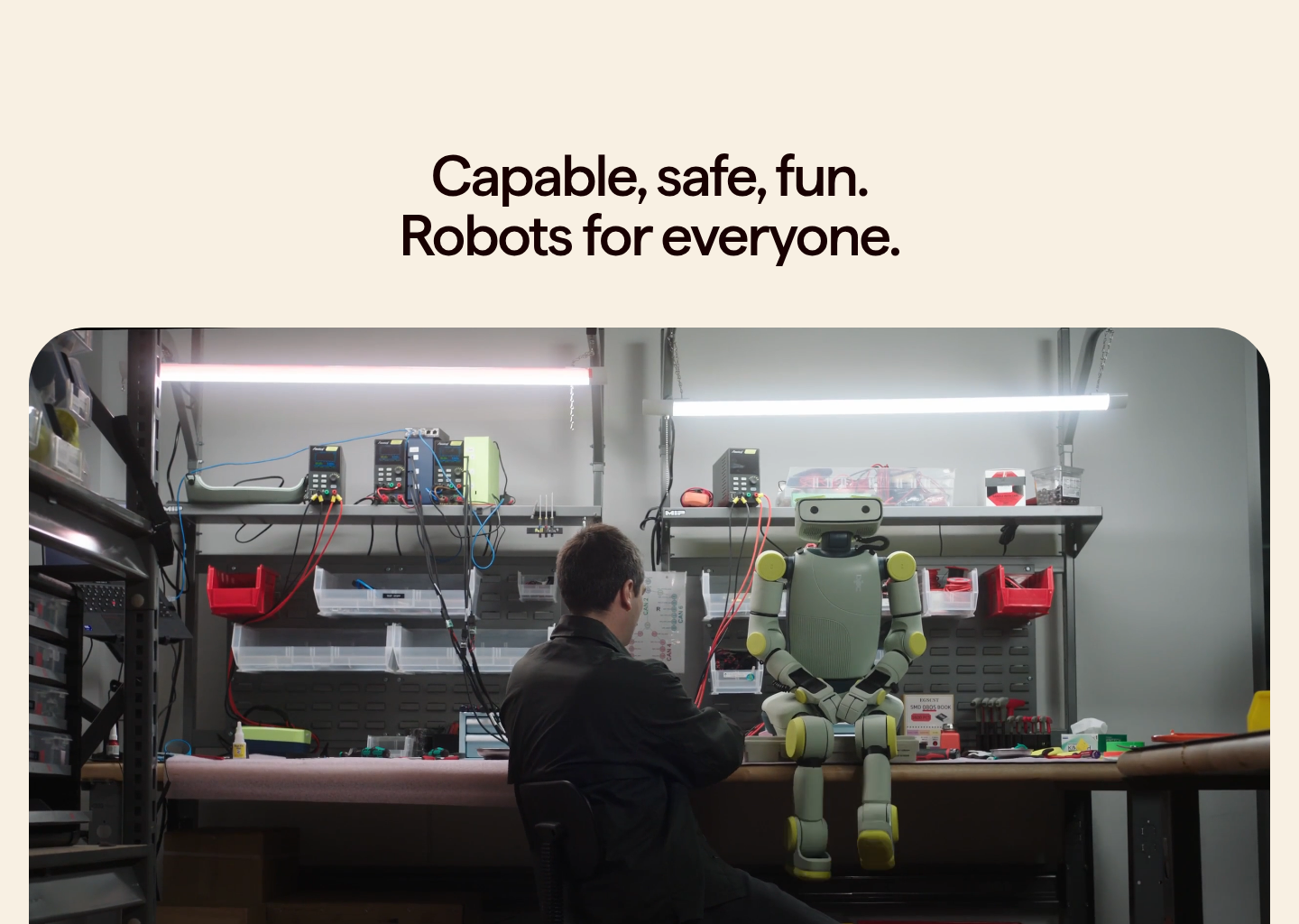 Fauna Robotics | Capable, Safe, Fun Robots for Everyone — website design on Landdding