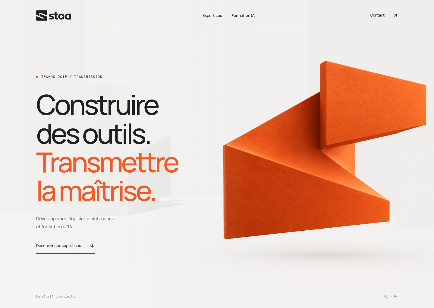 stoa.solutions — website design on Landdding