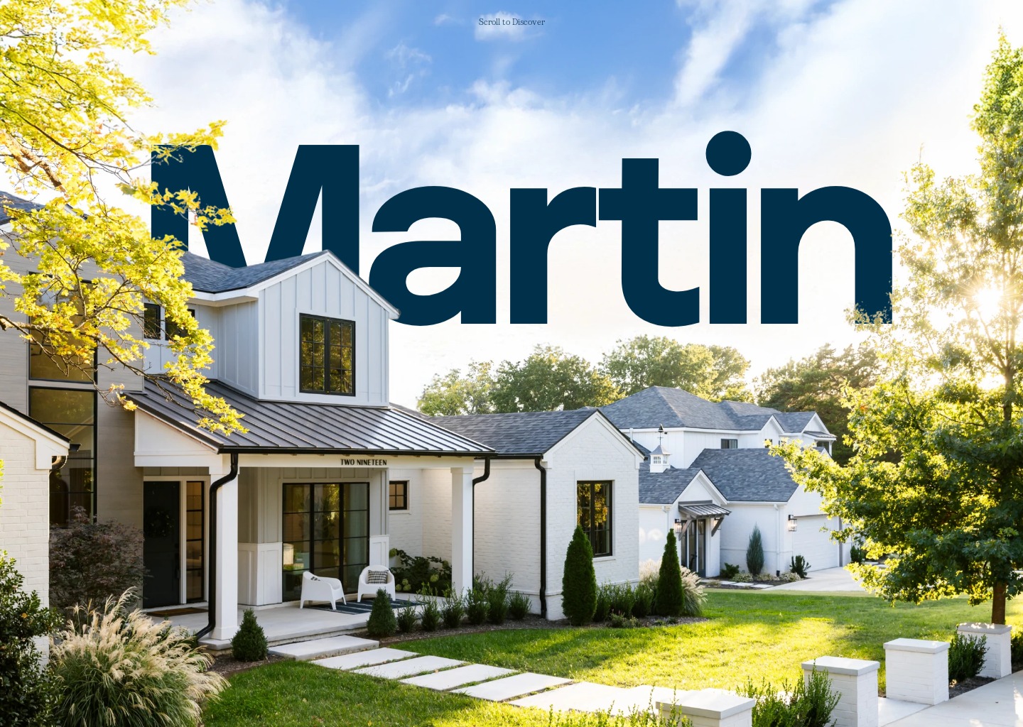 Martin Development — website design on Landdding