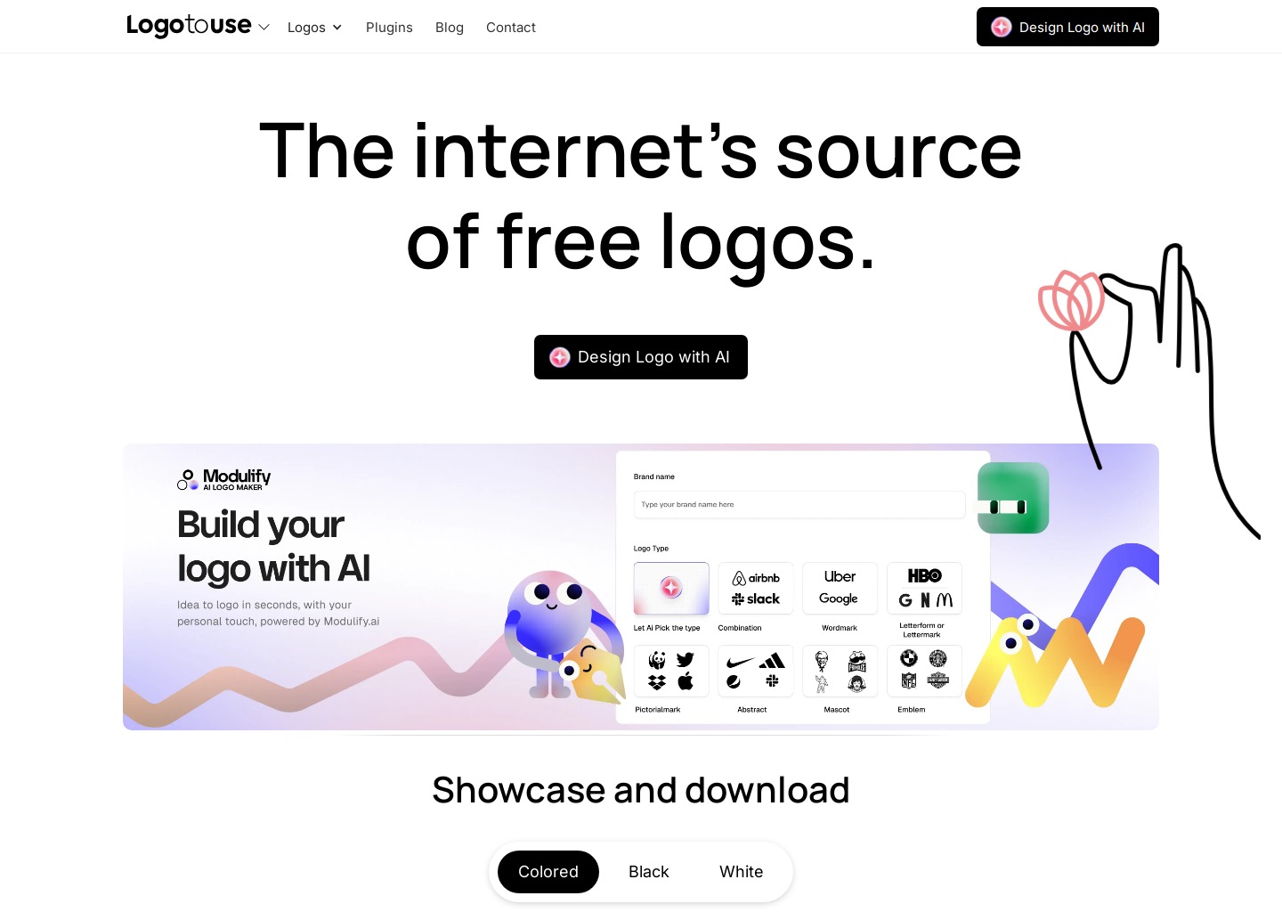 Free Logo Website - Company logos - Logo To Use — website design on Landdding