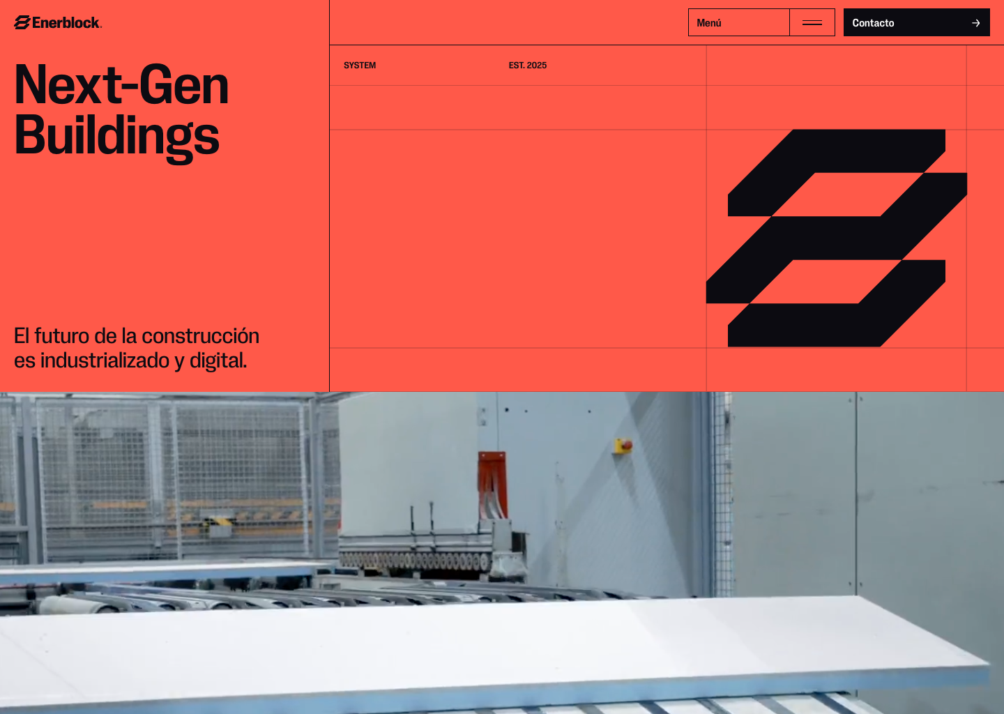 Enerblock | Next-Gen Buildings — website design on Landdding