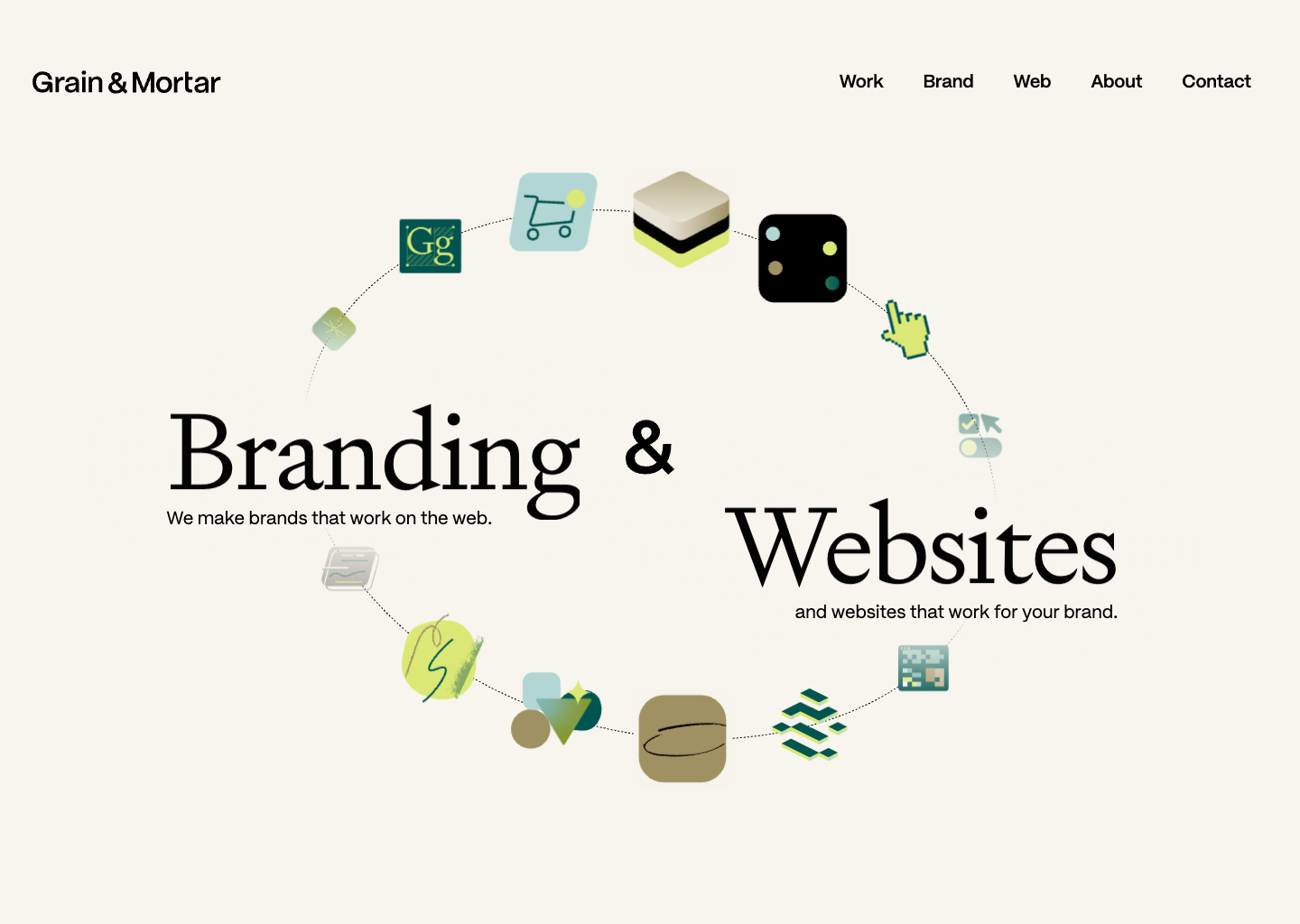 Omaha Website Design &amp; Branding | Grain &amp; Mortar — website design on Landdding