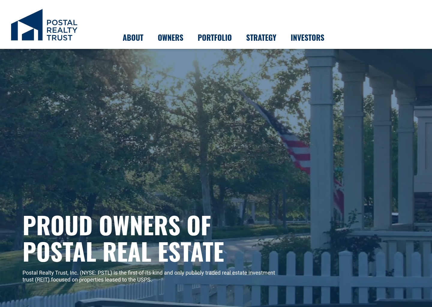 Top Postal Property Owners | Postal Realty Trust — website design on Landdding
