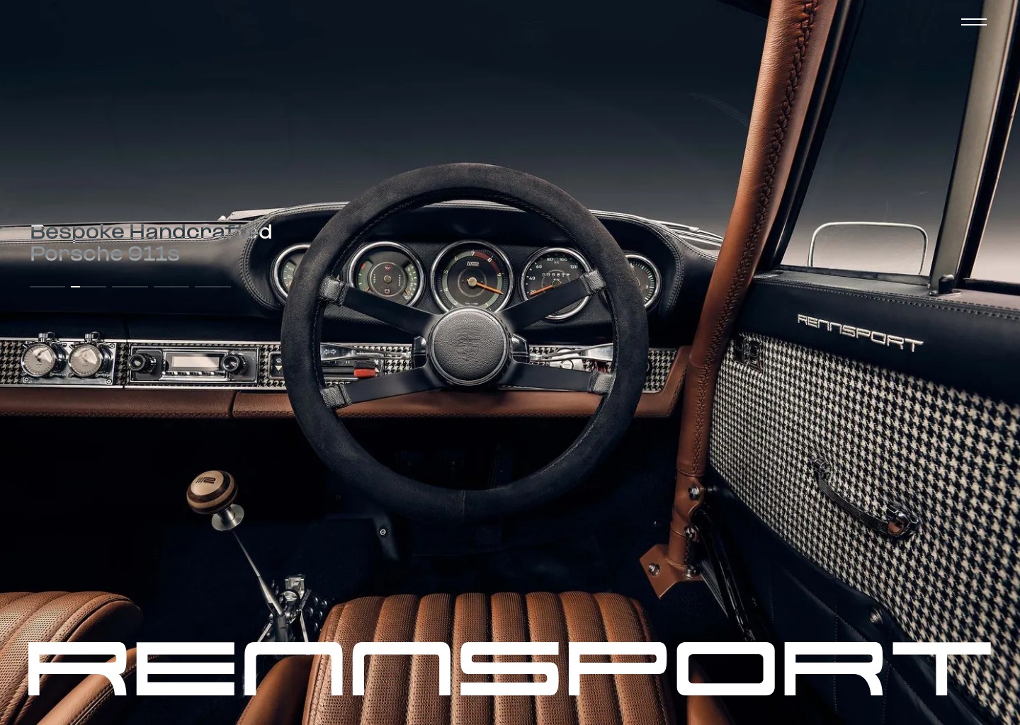 Home | Rennsport — website design on Landdding