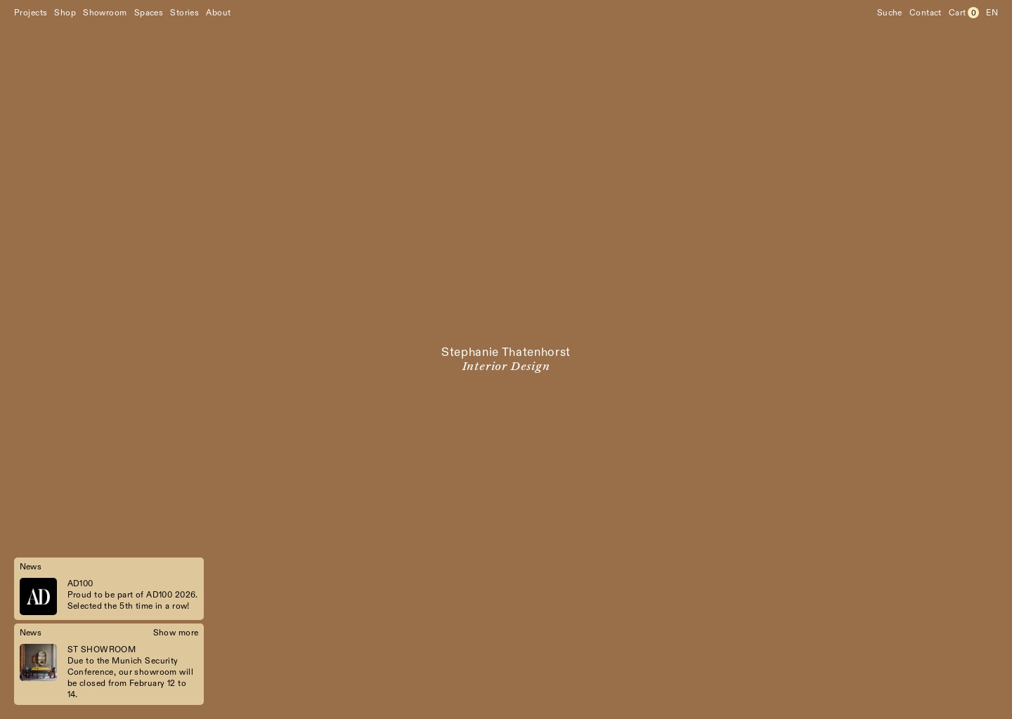 Stephanie Thatenhorst — website design on Landdding