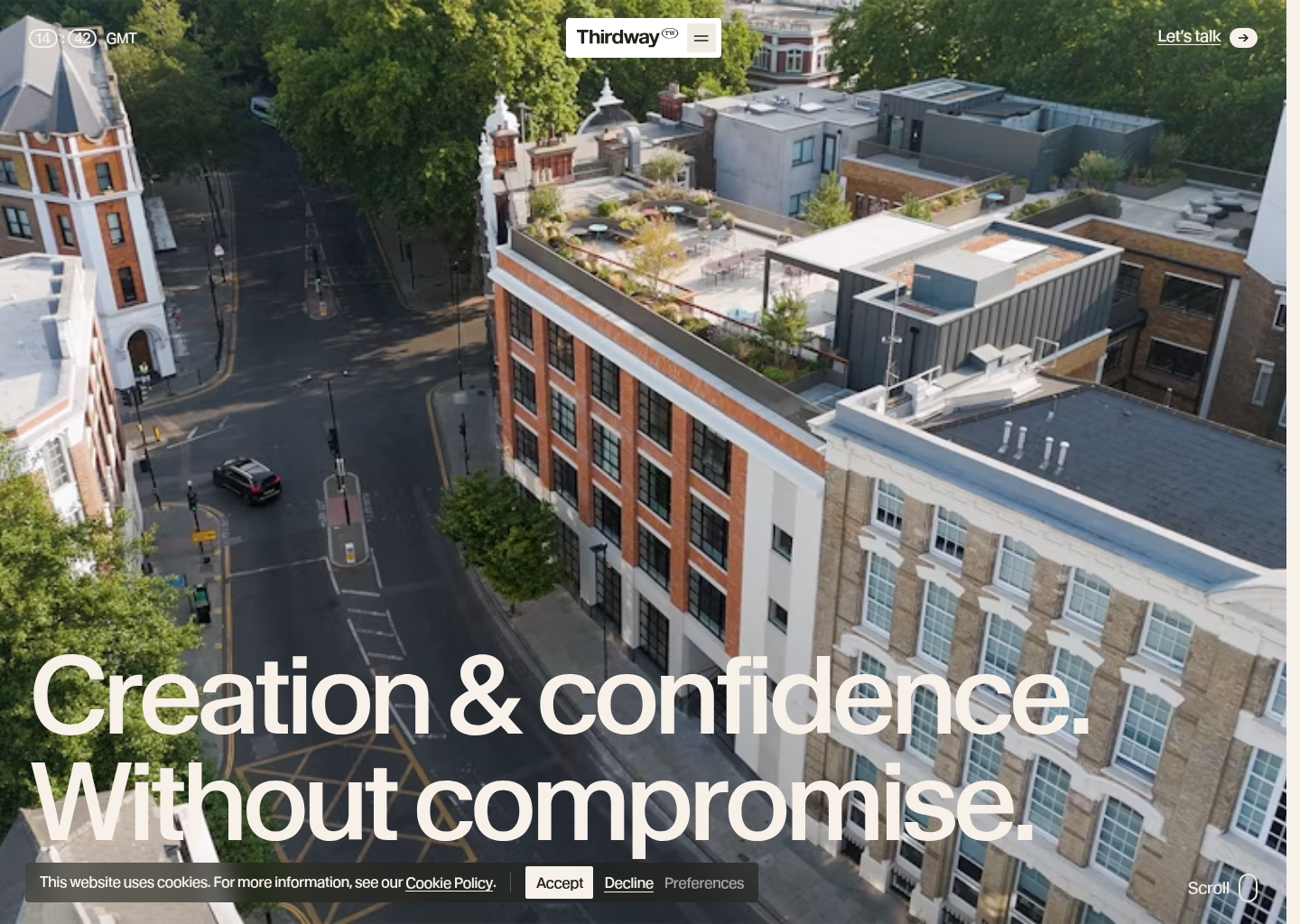 Thirdway — website design on Landdding
