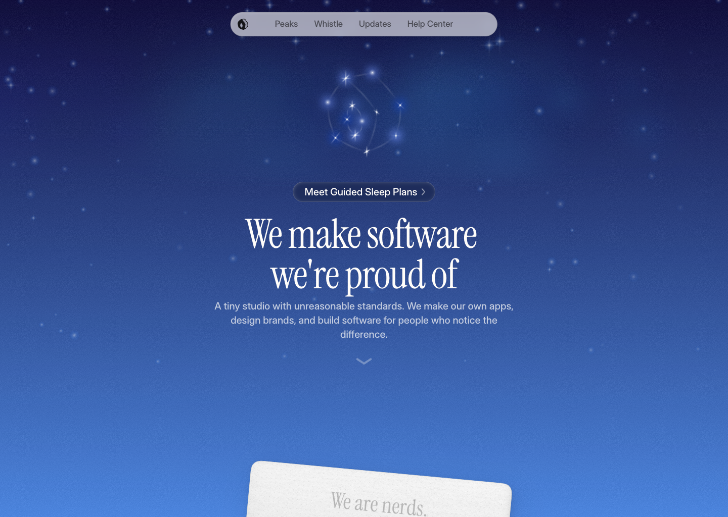 Vogelhaus: App Design & Development Studio — website design on Landdding