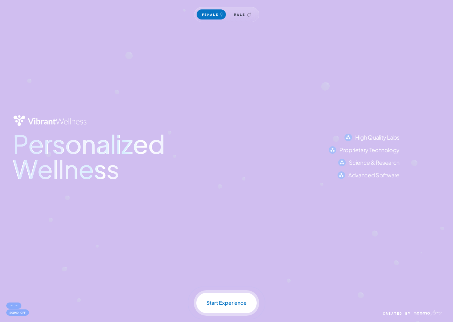 Noomo Agency — website design on Landdding