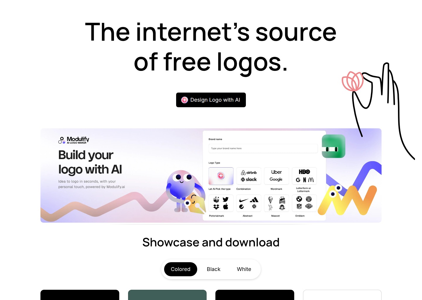 Logo To Use — website design on Landdding