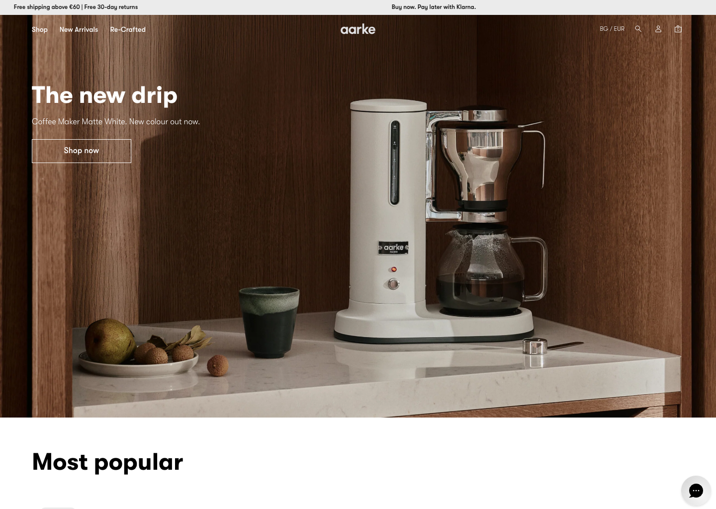 Aarke Official Website | Aarke — website design on Landdding