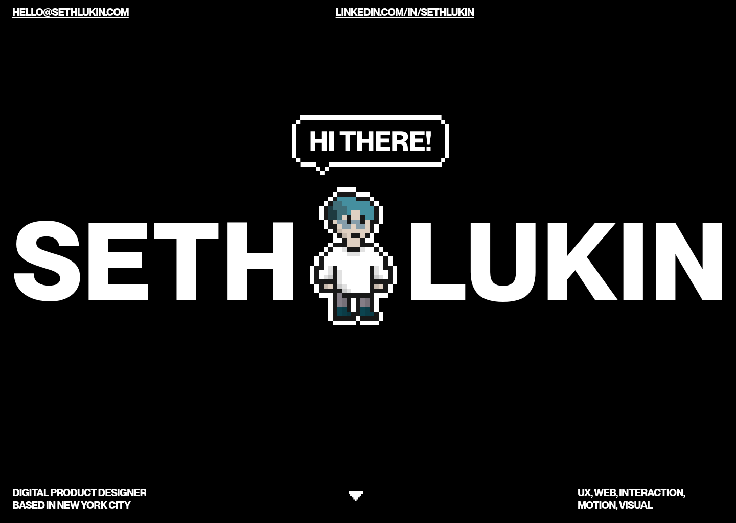 Seth Lukin — website design on Landdding